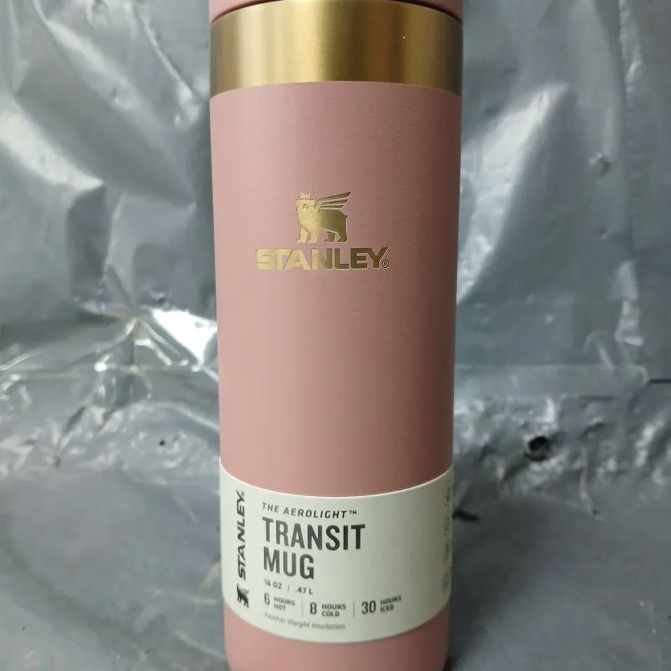 STANLEY THE AEROLIGHT TRANSIT MUG IN PINK (.47L)