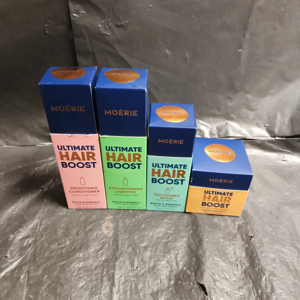 MOERIE ULTIMATE HAIR BOOST 4PCE HAIR CARE SET