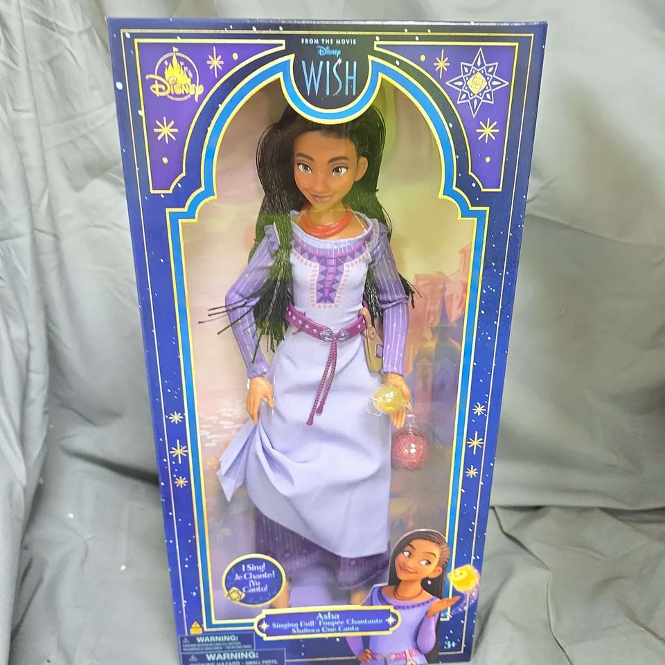 DISNEY WISH ASHA SINGING DOLL – BOXED 