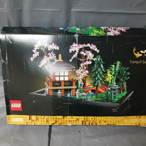 BOXED LEGO 10315 TRANQUIL GARDEN 