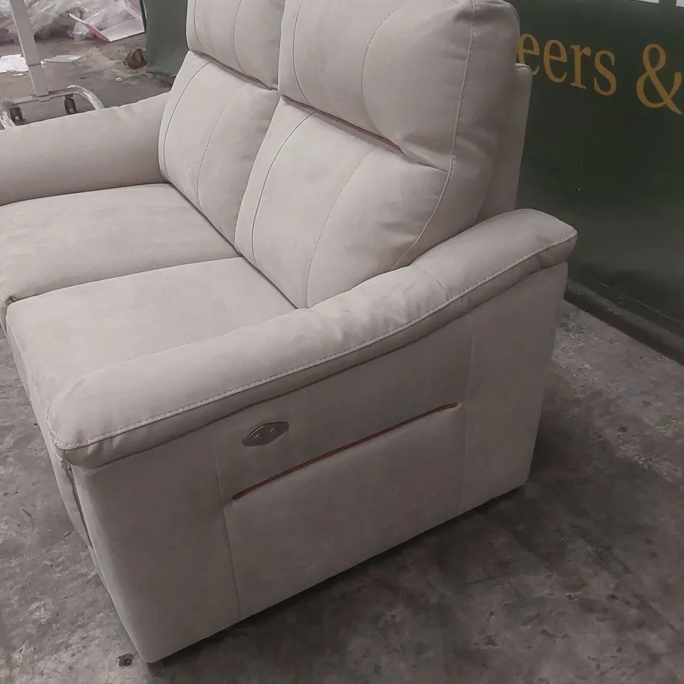 QUALITY DESIGNER ITALIAN MADE FENG 2 SEATER ELECTRIC RECLINER SOFA 