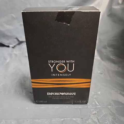 BOXED EMPORIO ARMANI STRONGER WITH YOU INTENSELY EAU DE PARFUM 100ML