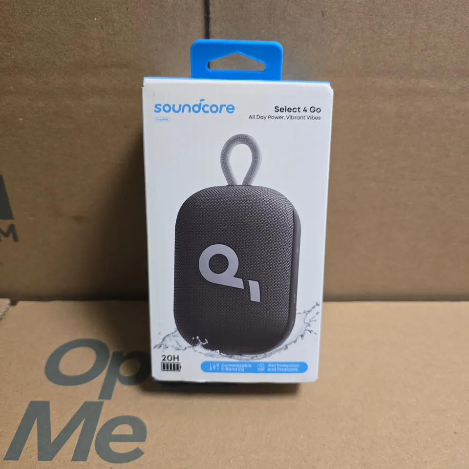 SEALED SOUNDCORE SELECT 4 GO PORTABLE LUETOOTH SPEAKER