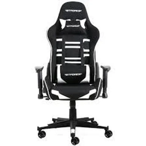 BOXED GT FORCE EVO CT LEATHER RACING SPORTS OFFICE CHAIR IN GREY