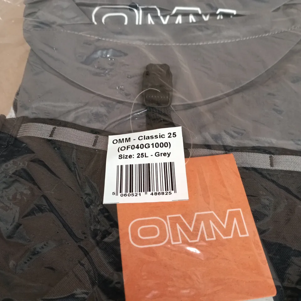 OMM CLASSIC 25 GREY 25L BACK PACK TAGGED