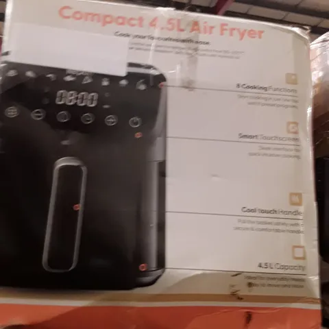 BOXED KEPLIN AIR FRYER 4,5 LITRE BLACK COLOUR