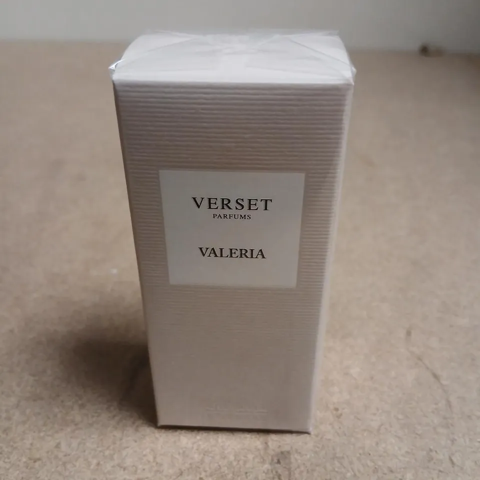 BOXED AND SEALED VERSET PARFUMS VALERIA EAU DE PARFUM 15ML