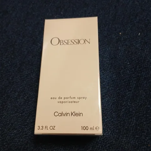 BOXED AND SEALED CALVIN KLEIN OBSESSION EAU DE PARFUM 100ML