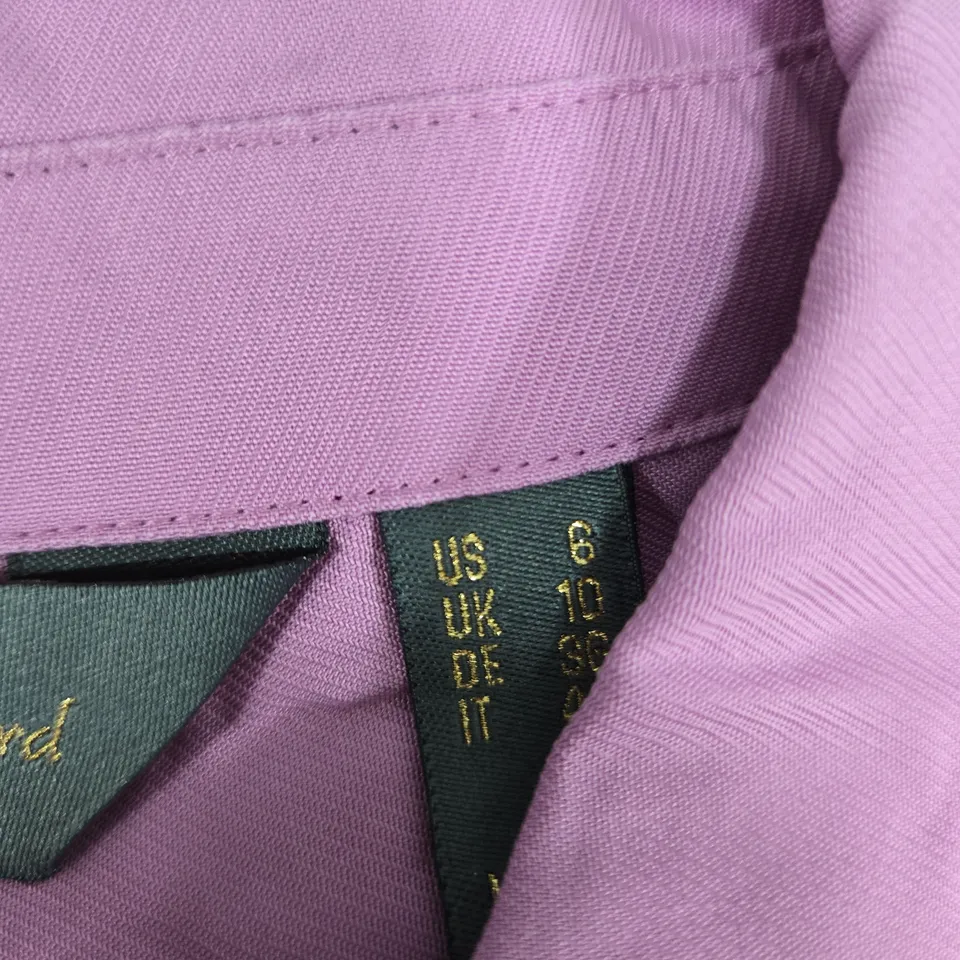 RUTH LANGFORD WOMEN'S PINK SHIRT BLOUSE – UK 10 (US 6, DE 38, IT 44)