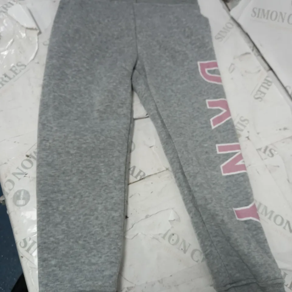 DKNY TRACKSUIT PINK AND GREY - SIZE 6