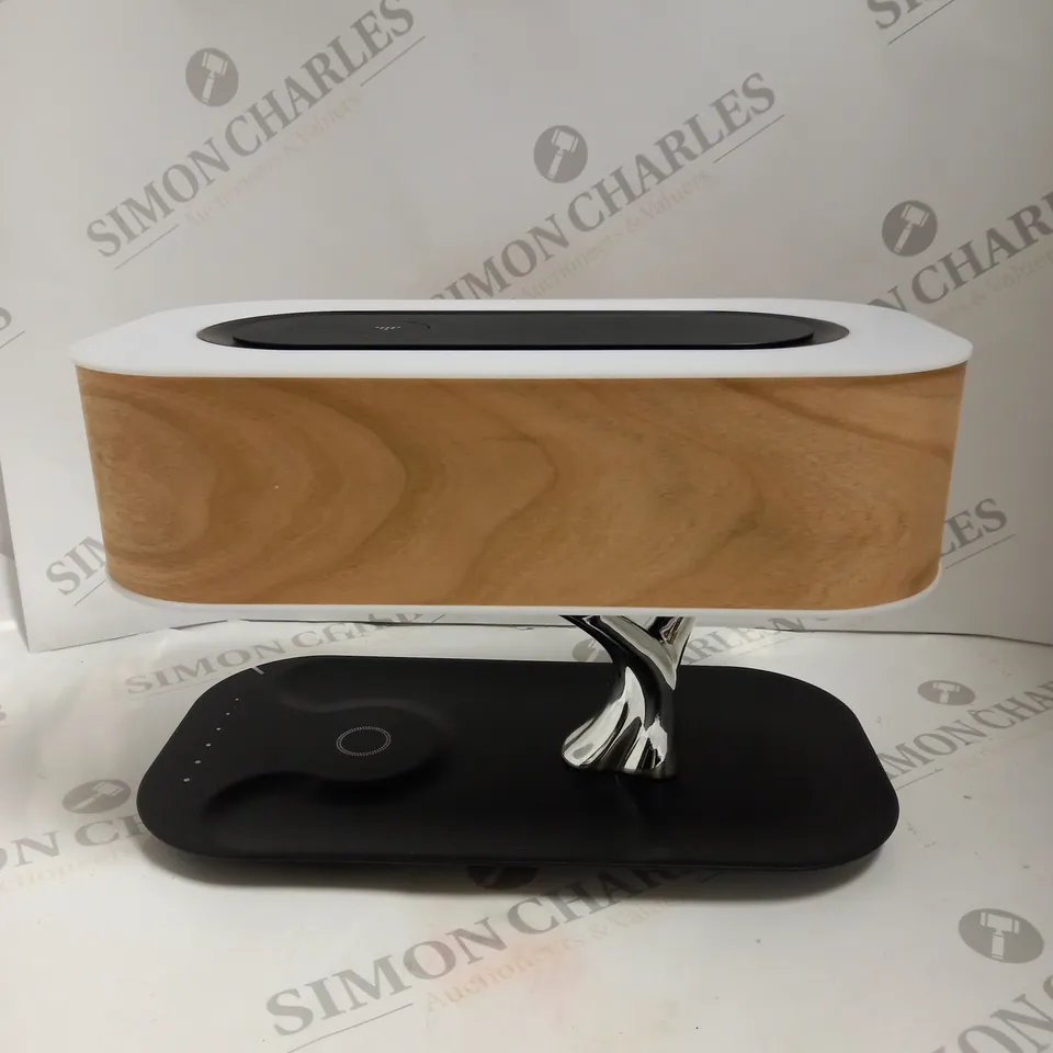 BOXED TREE OF LIGHT 3-IN-1 BEDSIDE LAMP, PHONE CHARGER & SPEAKER 