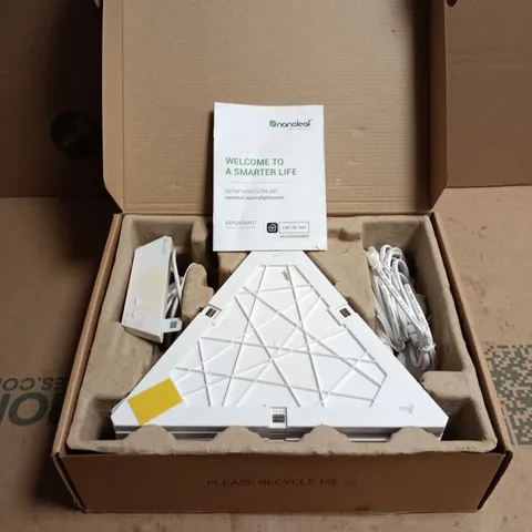 NANOLEAF LIGHT PANELS BOXED WITH ACCESSORIES