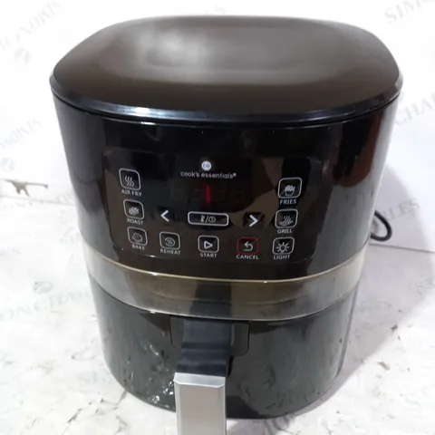 COOK'S ESSENTIALS 4.0L AIR FRYER - BLACK
