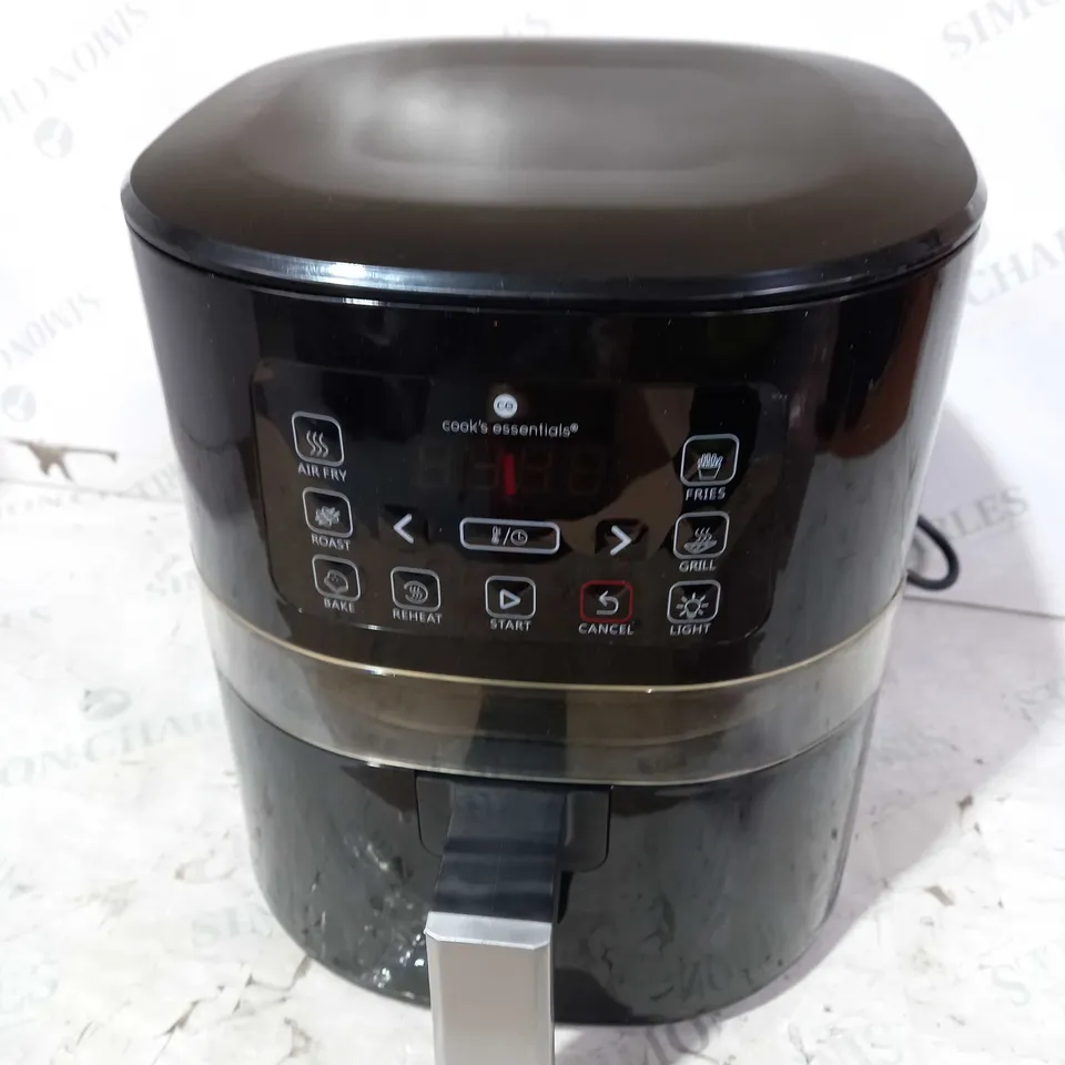 COOK'S ESSENTIALS 4.0L AIR FRYER - BLACK