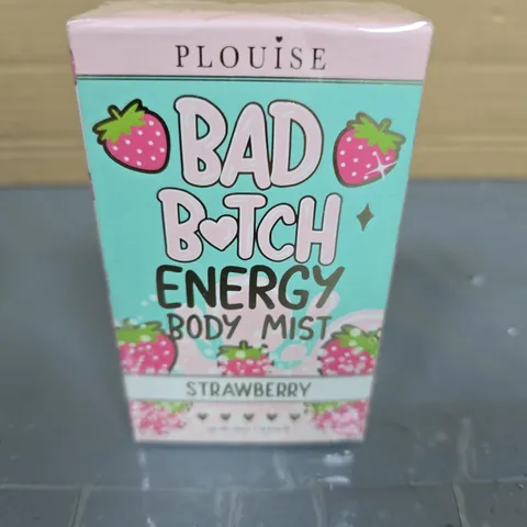 BOXED PLOUISE BAD BITCH ENERGY BODY MIST STRAWBERRY 35ML