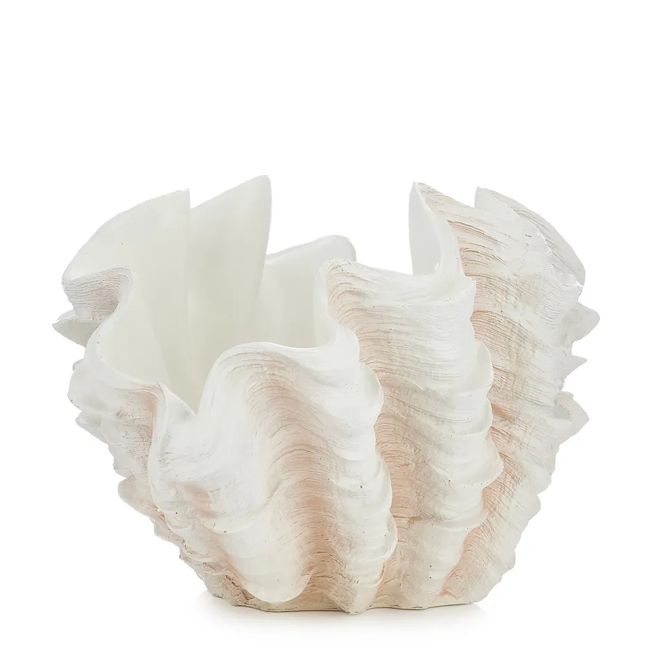 GARDEN REFLECTIONS COASTAL EDIT CLAM SHELL PLANTER