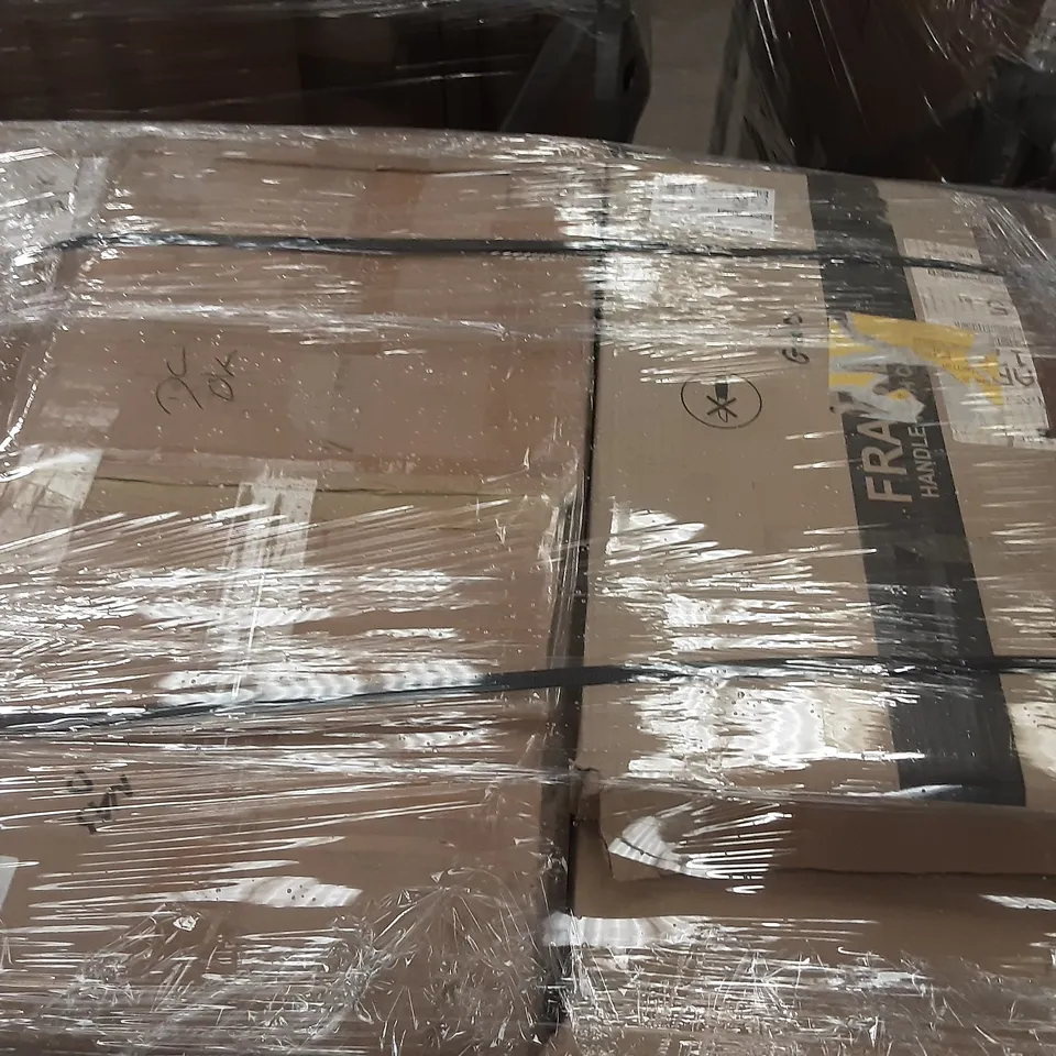 PALLET OF APPROXIMATELY 90 MIXED BATH END PANELS & DOORS