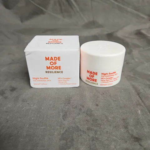 BOXED MADE OF MORE RESILIENCE NIGHT SOUFFLE 50ML