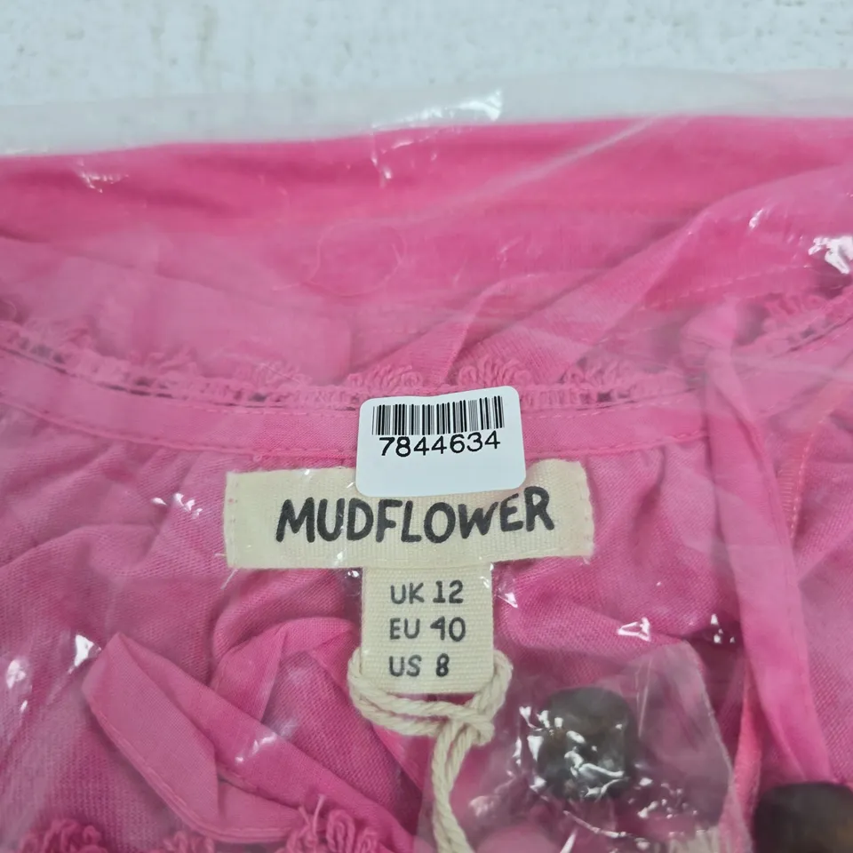 MUDFLOWER PINK WOMEN'S GARMENT – UK 12 (EU 40, US 8) – STYLE NO. SU-24MF-432