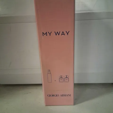 BOXED AND SEALED MY WAY FIORGIO ARMANI RECHARGE EAU DE PARFUM 100ML