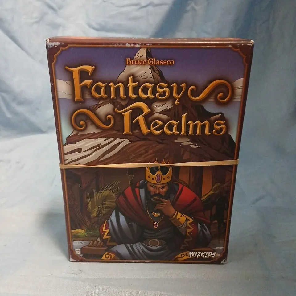 FANTASY REALMS – WIZKIDS BOARD GAME BY BRUCE GLASSCO