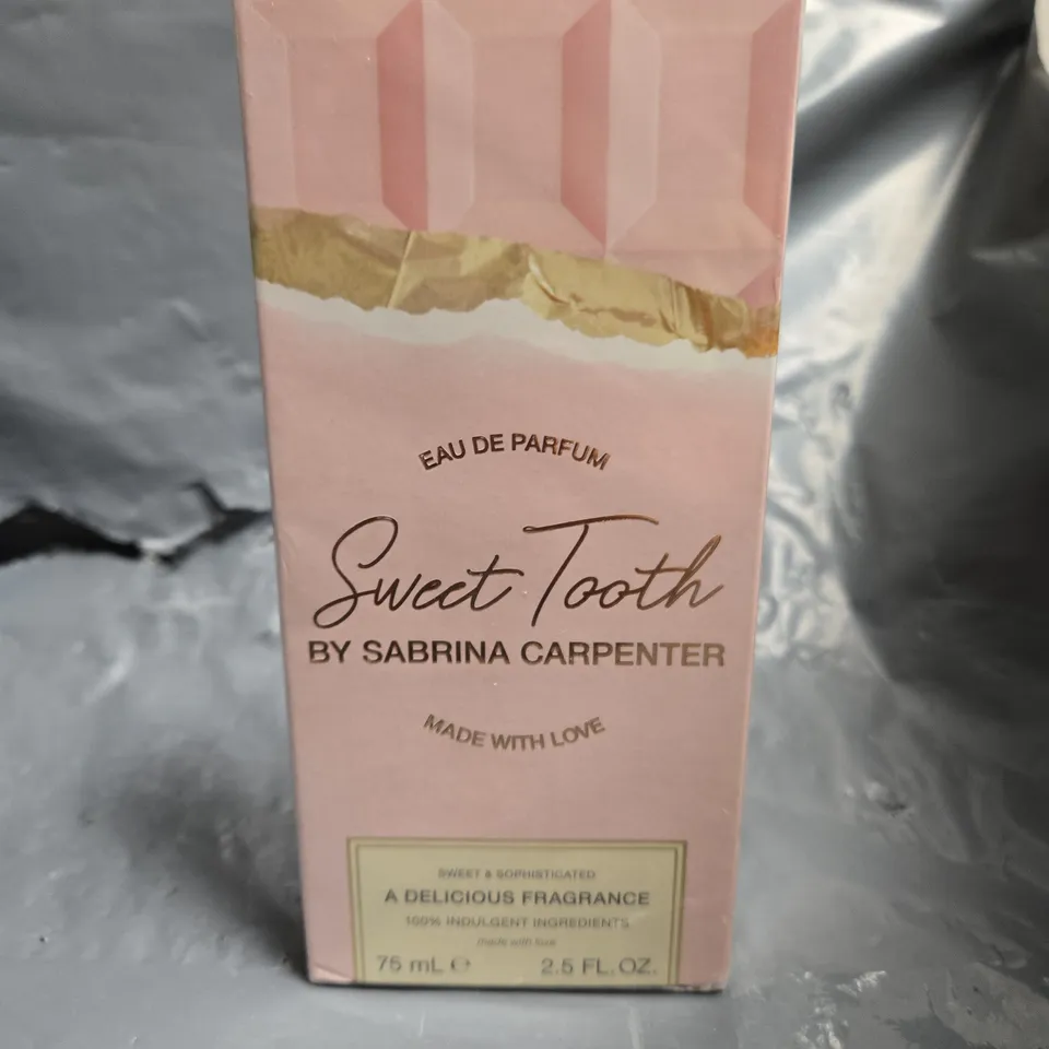 BOXED AND SEALED SWEET TOOTH BY SABRINA CARPENTER 75ML EAU DE PARFUM