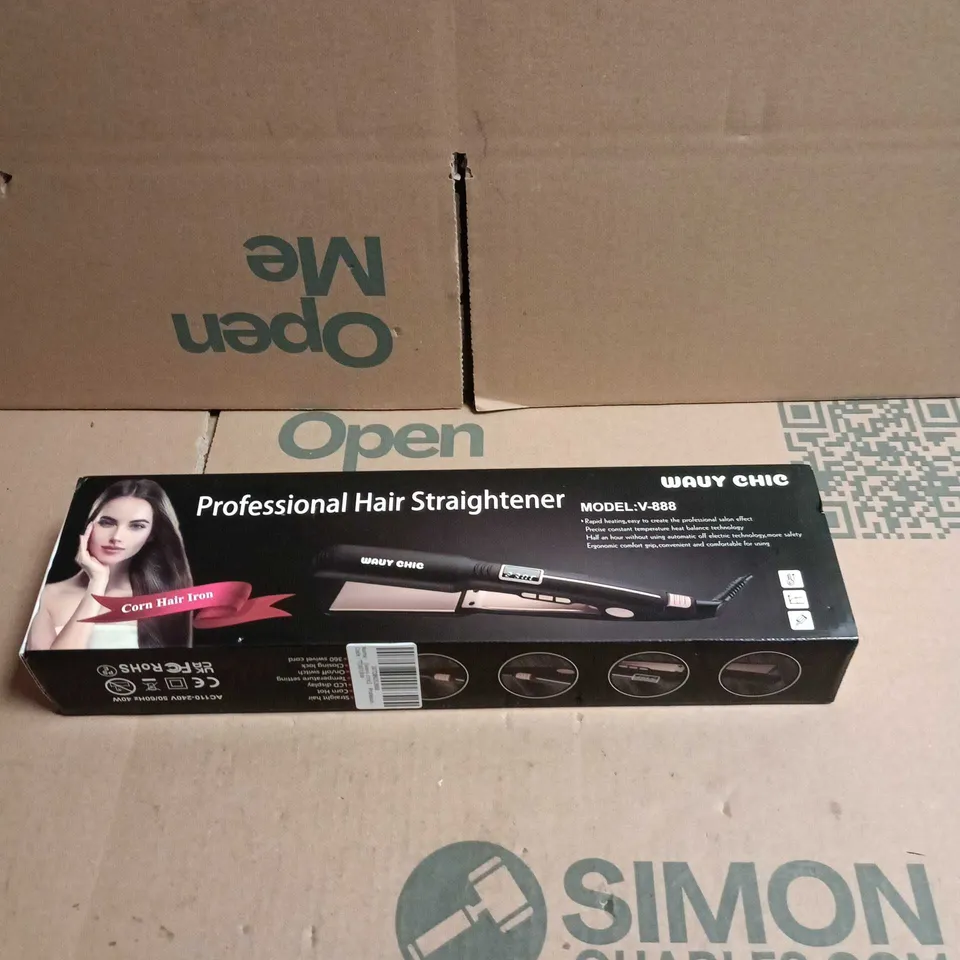 WAVY CHIC PROFESSIONAL HAIR STRAIGHTENER – MODEL V-888