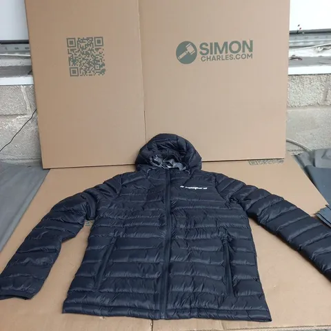 B COUTURE LONDON BLACK PUFFER JACKET - SIZE S