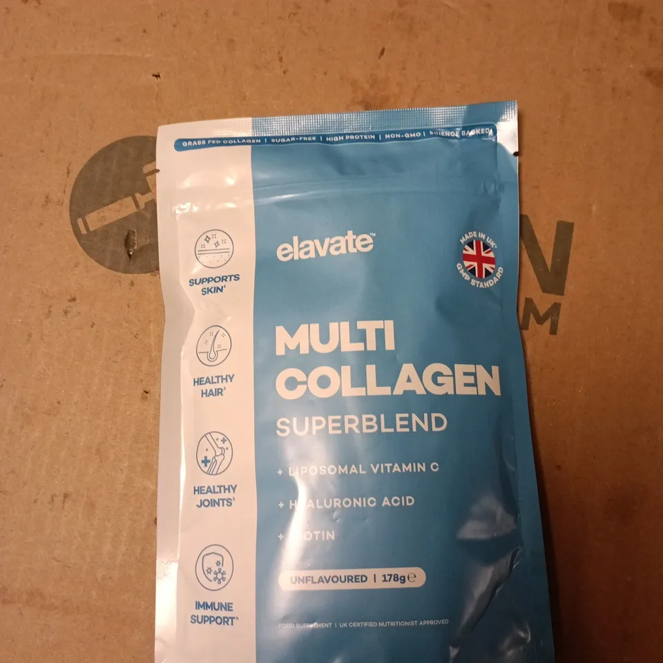 ELAVATE MULTI COLLAGEN SUPERBLEND – UNFLAVOURED, 178G