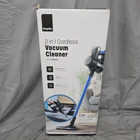 KEPLIN 2-IN-1 CORDLESS VACUUM CLEANER – BOXED