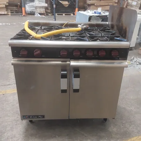 MOORWOOD VULCAN ML90R COMMERCIAL 6 BURNER RANGE