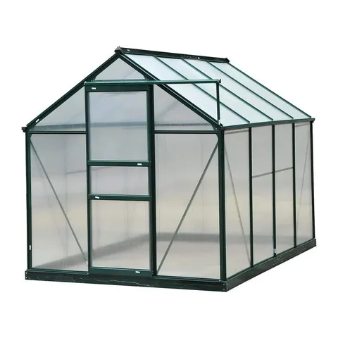 BOXED COFFEE 6FT W X 8FT D HOBBY GREENHOUSE (1 BOX)