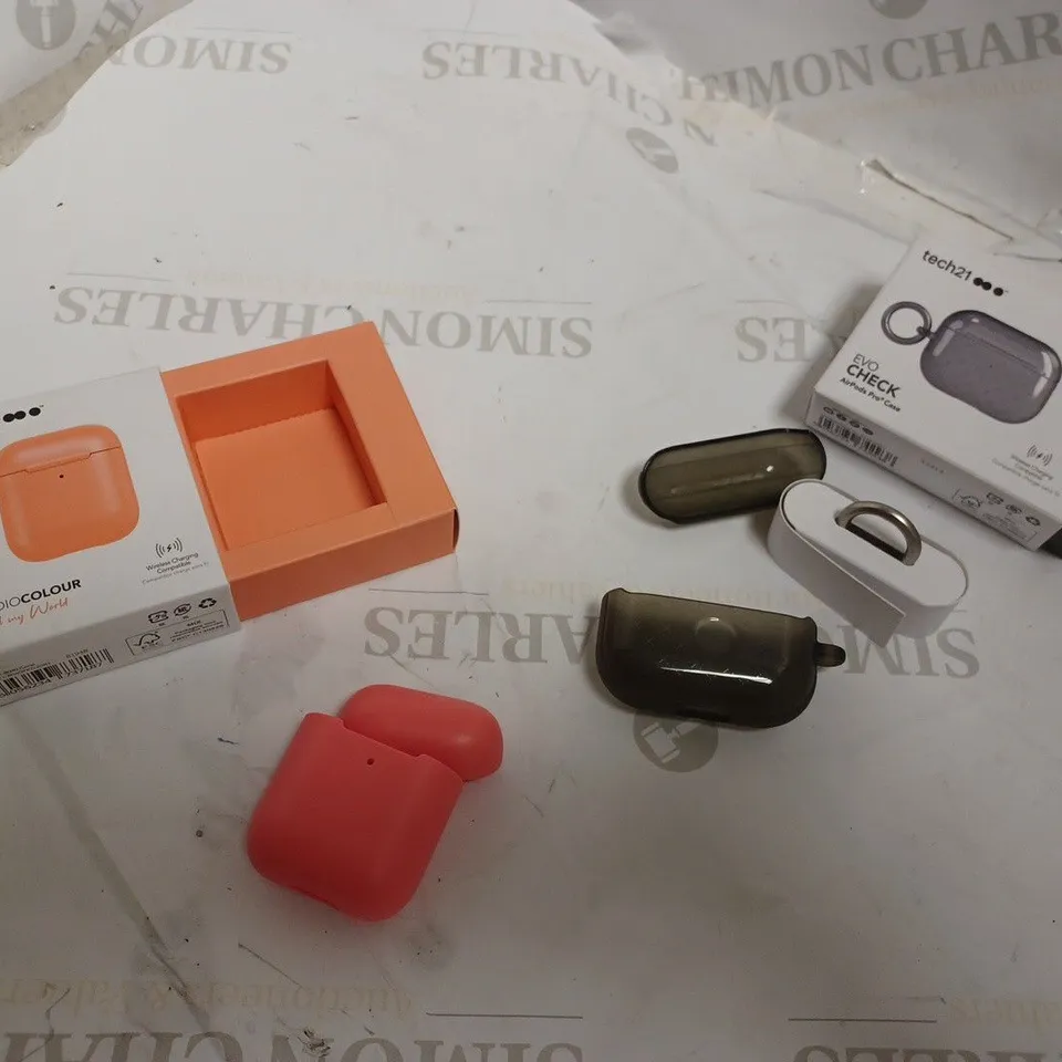 TECH 21 STUDIO COLOUR AIRPODS CASE SET OF 116 AND EVO CHECH AIR PODS PRO CASE SET OF 10