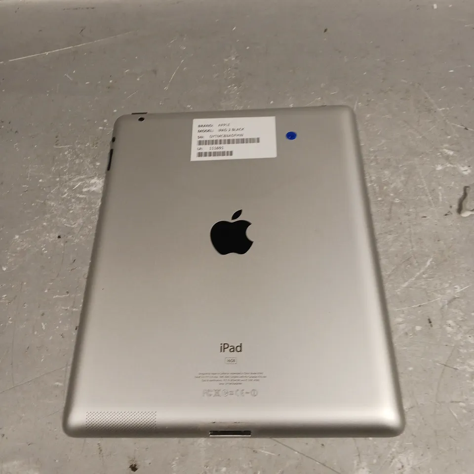 APPLE IPAD 2 SILVER 16GB - MODEL A1395 