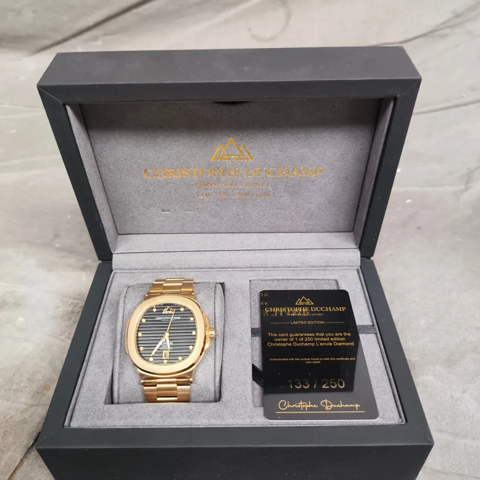 CHRISTOPHE DUCHAMP PERPETUAL LUXURY LIMITED EDITION WATCH - 133/250