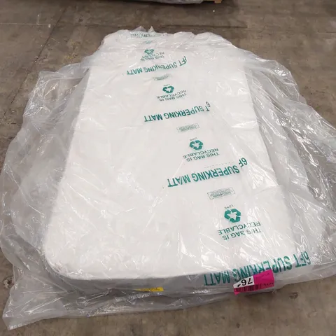 QUALITY BAGGED CLOUD MEMORY FOAM OPEN SPRING SINGLE MATTRESS 