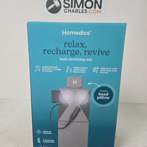 SEALED HOMEDICS BACK STRETCHING MAT 