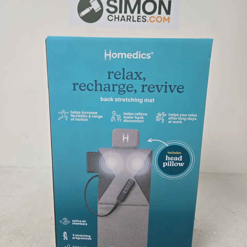 SEALED HOMEDICS BACK STRETCHING MAT 