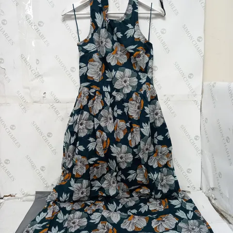 SEASALT CORNWALL SUMMER SOUL DRESS IN TEAL MULTI - SIZE 10