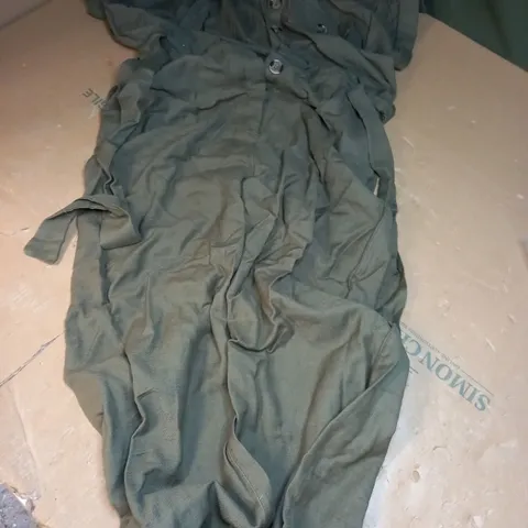 NEW LOOK KHAKI SHORT SLEEVE UTILITY JUMPSUIT