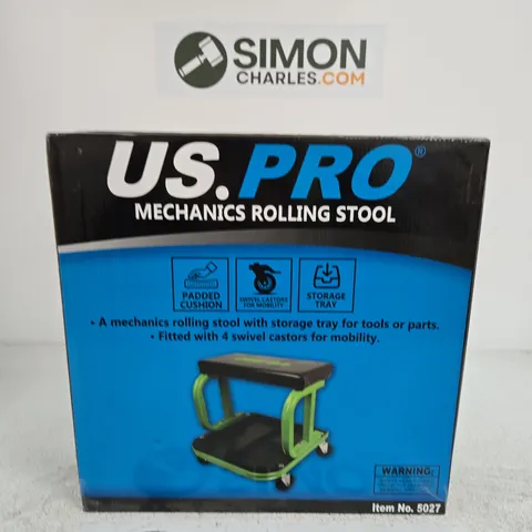 US PRO MECHANICS ROLLING STOOL