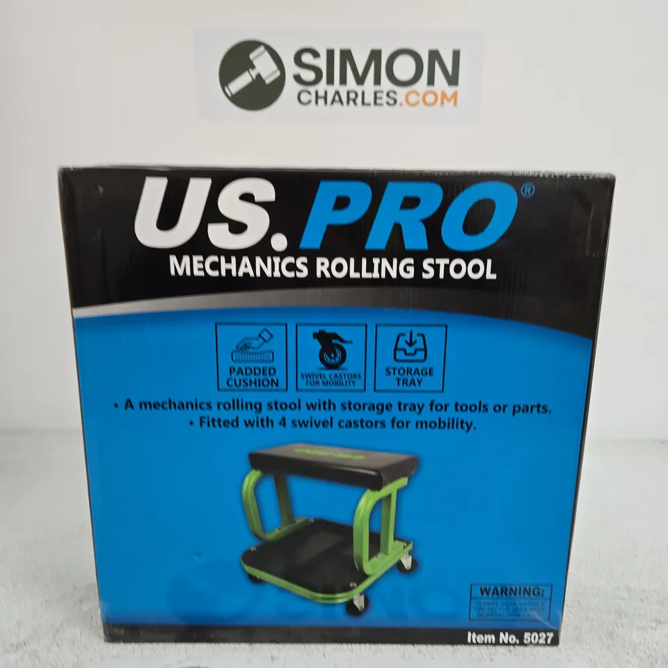 US PRO MECHANICS ROLLING STOOL