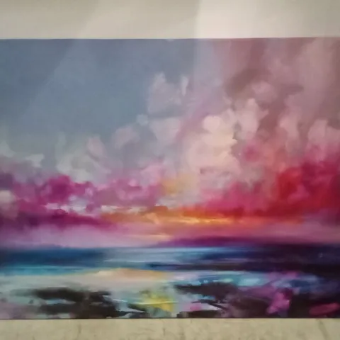 PURPLE SKY - WRAPPED CANVAS PRINT