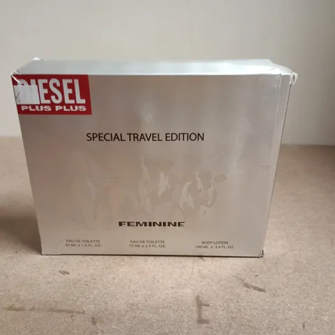 DIESEL SPECIAL TRAVEL EDITION FRAGRANCE GIFT SET – FEMININE, 3‑PIECE