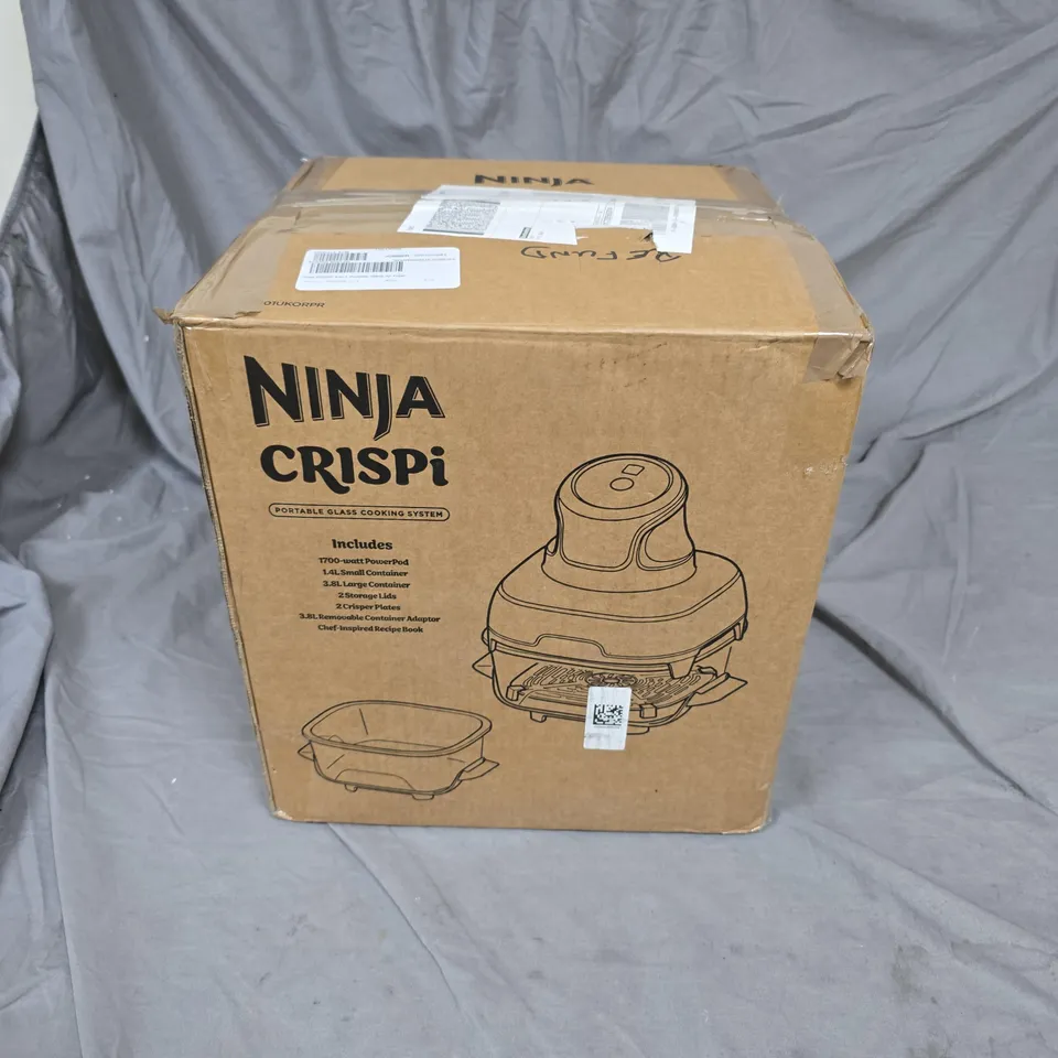 NINJA CRISPI 4-IN-1 PORTABLE GLASS AIR FRYER