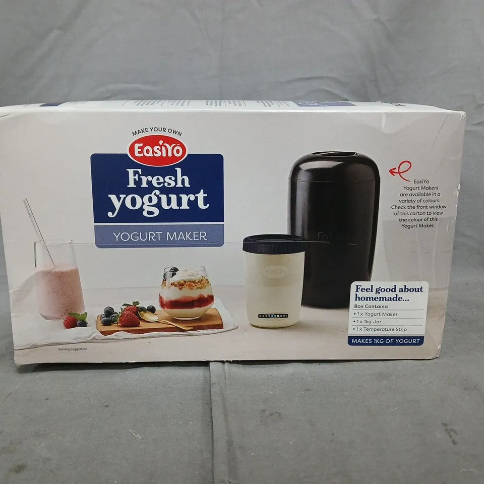 BOXED EASIYO YOGURT MAKER WITH YOGURT STORAGE JAR & EVERYDAY VANILLA SACHET