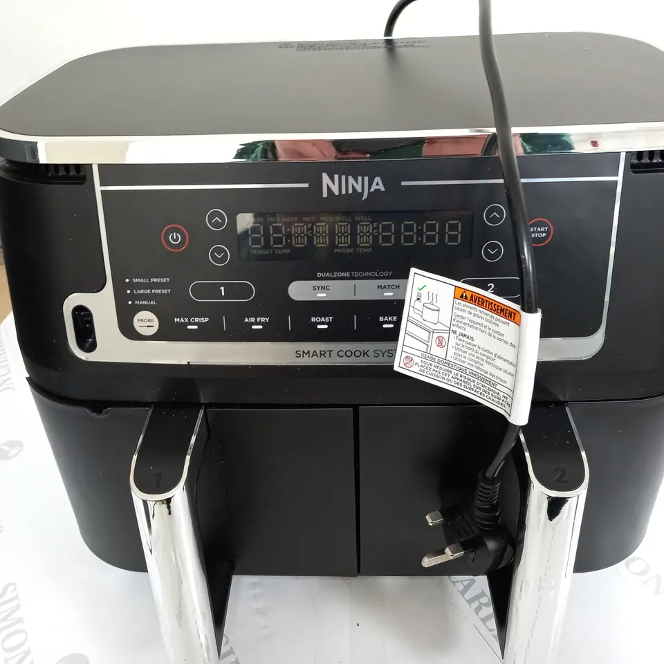 NINJA FOODI MAX 9.5L DUAL ZONE AIRFRYER AF451UK