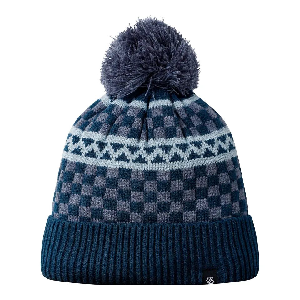 BRAND NEW DARE 2B MEN'S POM BOBBLE HAT IN MOONLIGHT DENIM