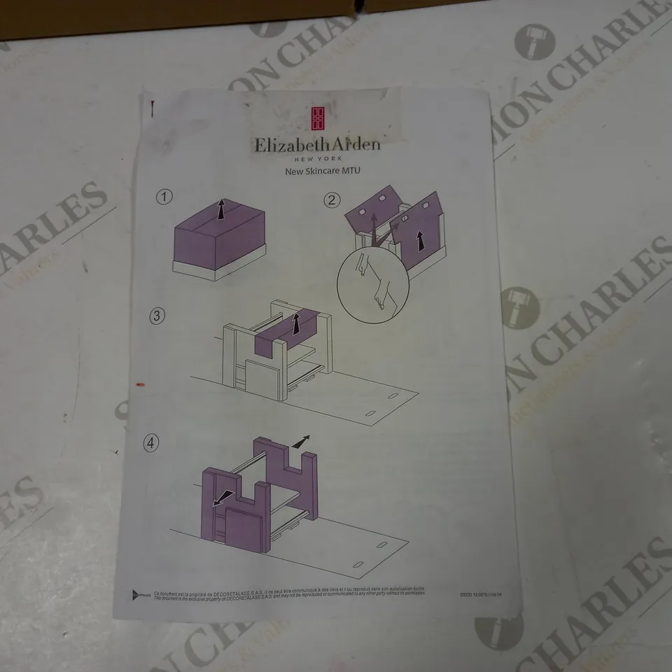 PALLET OF 3 ELIZABETH ARDEN INTERNATIONAL DISPLAY UNITS - COLLECTION ONLY