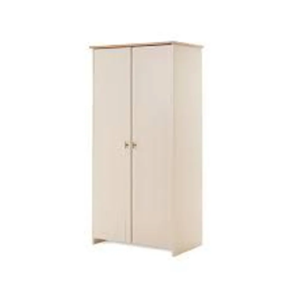 BOXED OBABY EVIE DOUBLE WARDROBE - CASHMERE (3 BOXES)